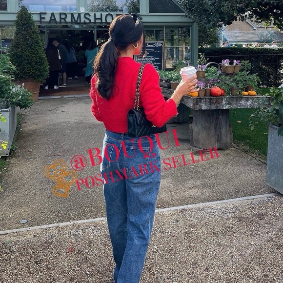 BLOGGERS FAV ZARA RED CROPPED SWEATER - Picture 6 of 7